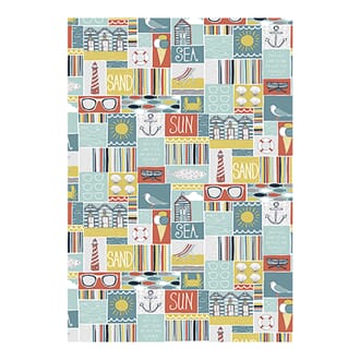 Decoupage papir - Tiled Seaside, 3/pkg