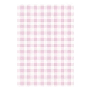Decoupage papir - Pink Gingham, 3/pkg