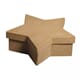 Pappmache - Stjerneboks, str 24x24x7 cm, 1/Pkg