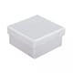 Pappmache - Firkantet boks, str 6x6x3 cm, 4/Pkg