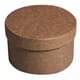 Pappmache - Rund boks, str 6x3,5 cm, 4/Pkg