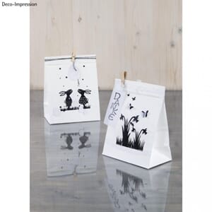 Gaveposer - Påskemotiv, str 14x19,7x8 cm, 2/Pkg