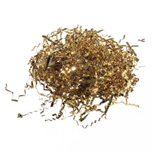Paper decorative herbage, 36x6.5x40cm, gold