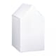 Gaveeske - Hus, Hvit, str 7,5x7,5x14 cm, 12/Pkg