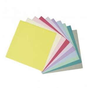 Origami folding papers - Pastels, 20x20 cm, 80 g/m2