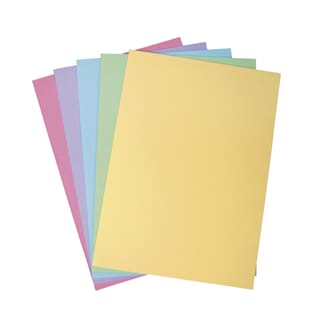 Kartong - Pastellfarger, str A4, 50/Pkg