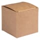 Gaveeske - Kraft, str 7,5x7,5x7,5 cm, 3/Pkg