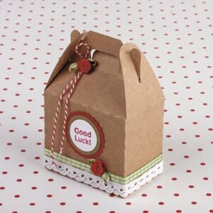 Homemade Goodies: Liten gaveboks, str 71x43x42 mm, 4/Pkg