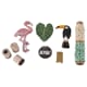 Materialsett - Flamingo & papegøye, 55/Pkg