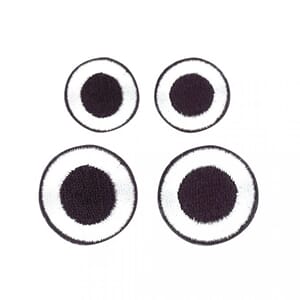 Strykemerker - Basis øyne, 2 par