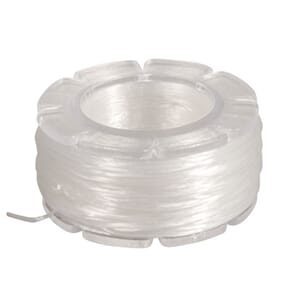Elastisk strikk - Transparent, str 0,8mm, lengde 30 meter