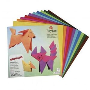 Rayher: Origami folding papers, 20x20 cm, 80g/m2