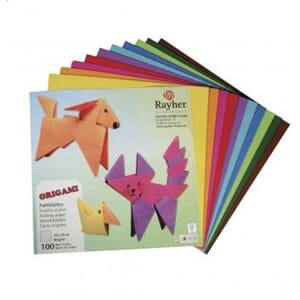 Rayher: Origami folding papers, 20x20 cm, 80g/m2