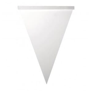 Dekorerbar banner, triangel formet, 14 stk