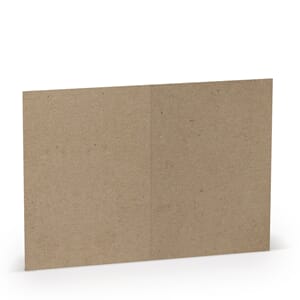 Kort - Kraft papir, B6, resirkulert papir, 25/Pkg
