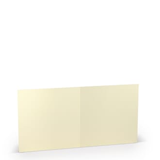 Kort - Ivory papir, 15,7x15,7 cm, resirkulert papir, 25/Pkg