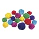 Garn pompons - Ethno mix, 3.8-5 cm, 18/Pkg