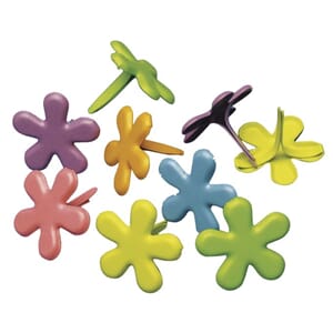 Brads - Blomster mixed, 4+8+12 mm, 54 stk