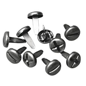 Brads - Skruer, antique, 8 mm ø. 50 stk