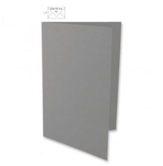 Kort - Dark grey, str 297x210mm, 220g/m2, 5 stk