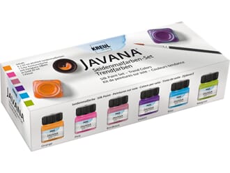 JAVANA Creative Set Silk Paints, 6x20 ml