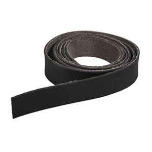 Pin & Peg Reim - Sort immitert skinnreim, str 138x2 cm