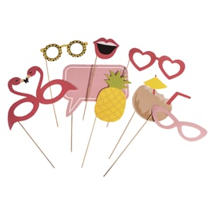 Party masker - Tropical, 8/Pkg