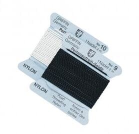Perletråd i nylon Nr. 6 0,7 mm - Sort
