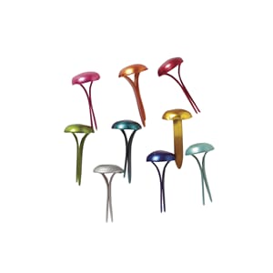 Brads - Metallik farger, 4 mm ø, 9 mm, 100/Pkg