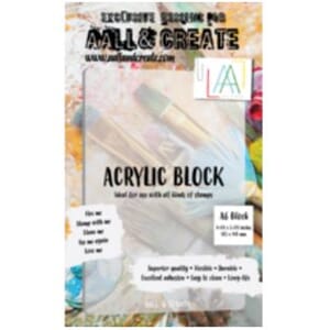 Aall and Create - Acrylic Block, str A6