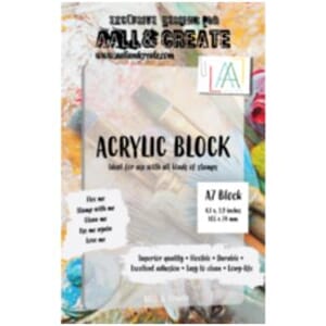 Aall and Create - Acrylic Block, str A7