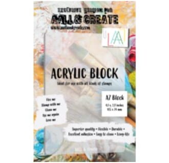 Aall and Create - Acrylic Block, str A7