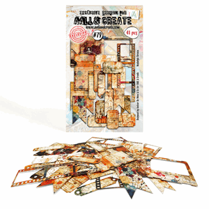 Aall and Create - Ephemera Die-Cuts A6 Nostalgic Brown