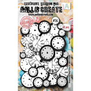 Aall and Create - Tick Tock Ephemera Die-cuts