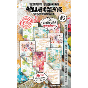 Aall and Create - Spectrum Splash A6 Design Paper