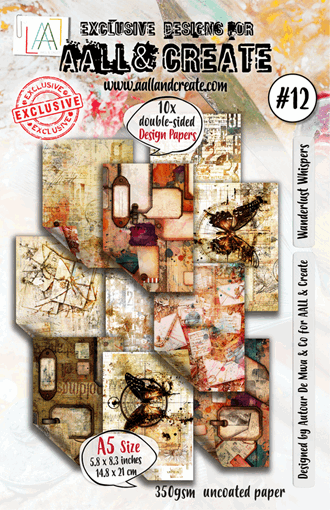 Aall and Create - Wanderlust Whispers A5 Design Paper