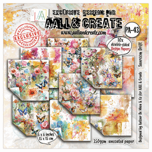 Aall and Create - Garden Daydreams 6x6 Inch Design Paper Sun
