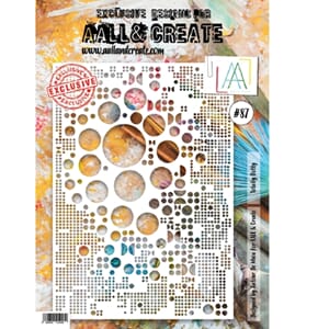 Aall and Create - Totally Dotty Stencil, str A4