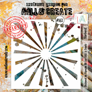 Aall and Create - Starburst Stencil, str 6x6 inch