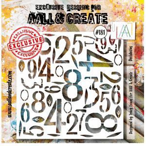 Aall and Create - Deciduous Stencil, str 6x6 inch