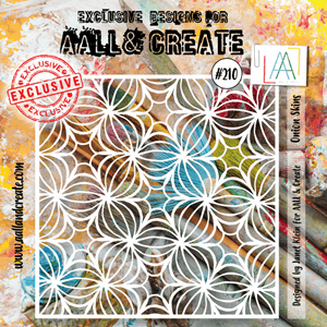 Aall and Create - Onion Skins Stencil, str 6x6 inch