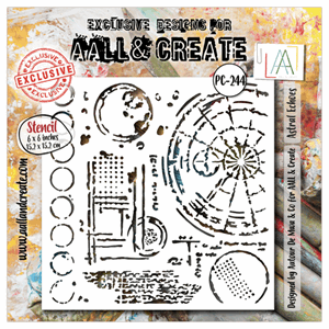 Aall and Create - Astral Echoes 6x6 inch Stencil