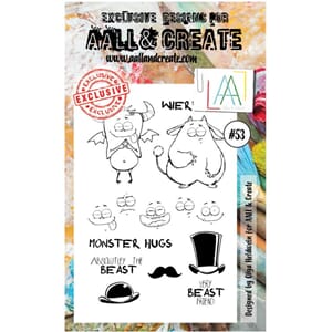 Aall and Create - Beast Friend Stamp, str A6