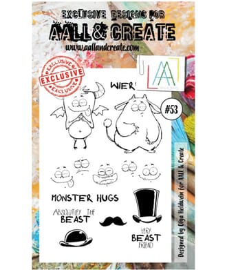 Aall and Create - Beast Friend Stamp, str A6