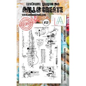 Aall and Create - Musical Gears Stamp Set, str A7