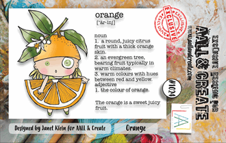 AALL and Create - Orange Stamp Set, str A7