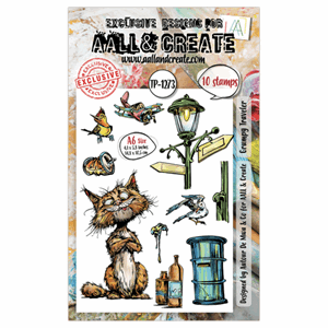 AALL and Create - Streetwise Snouts A6 Stamp Set Grumpy Trav