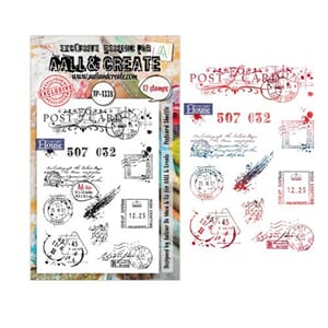 AALL and Create - Postcard Sky A6 Stamp Set Postcard Shuffle