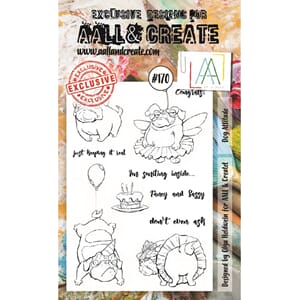Aall and Create - Dog Attitude Stamp, str A6