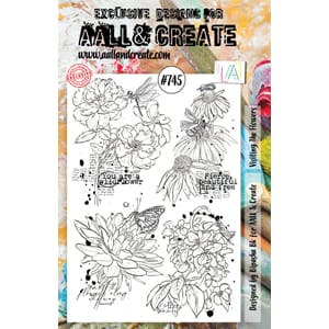Aall and Create - Visiting The Flowers Stamp, str A6